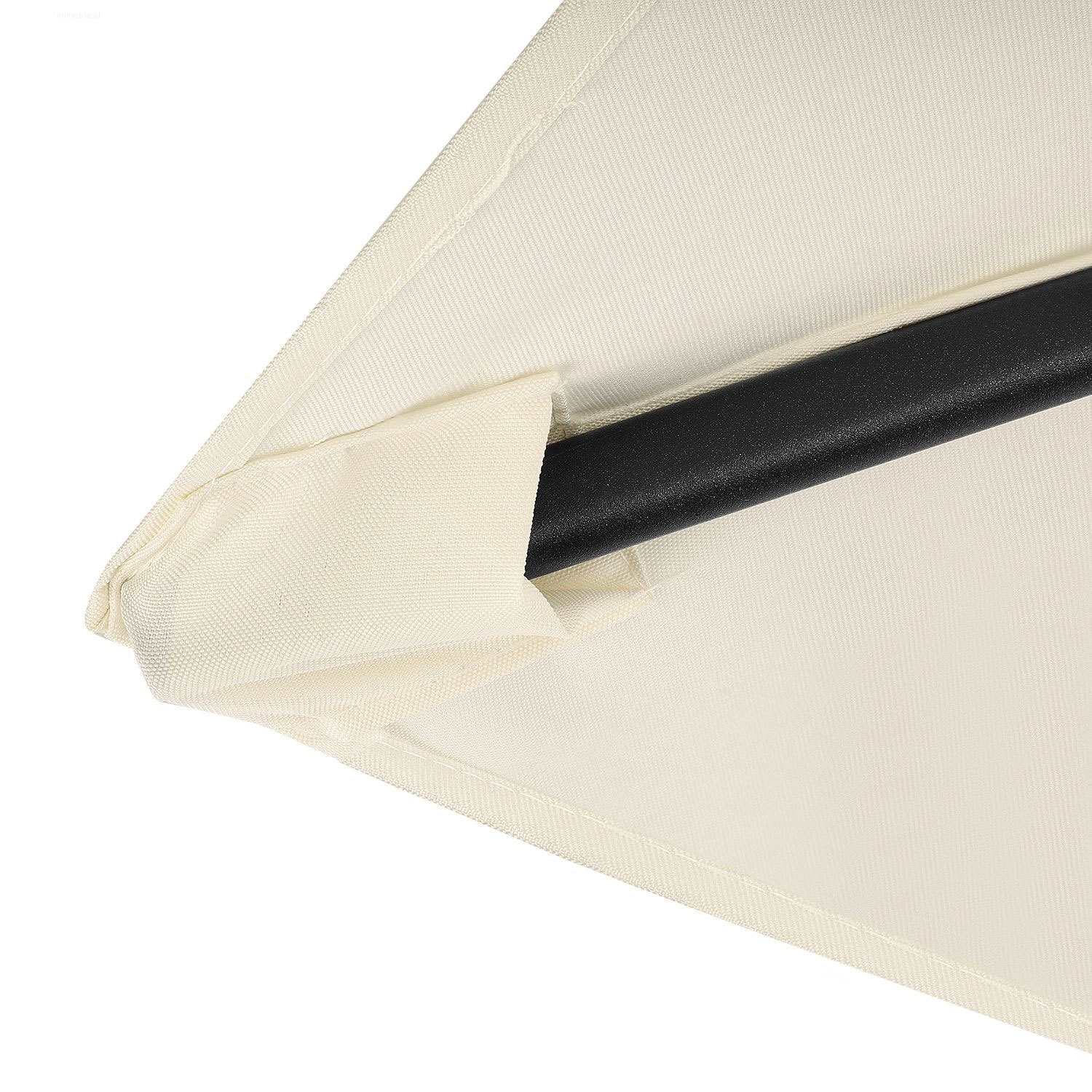 Składany parasol ogrodowy balkonowy regulowany 210 cm beżowy - obrazek 6