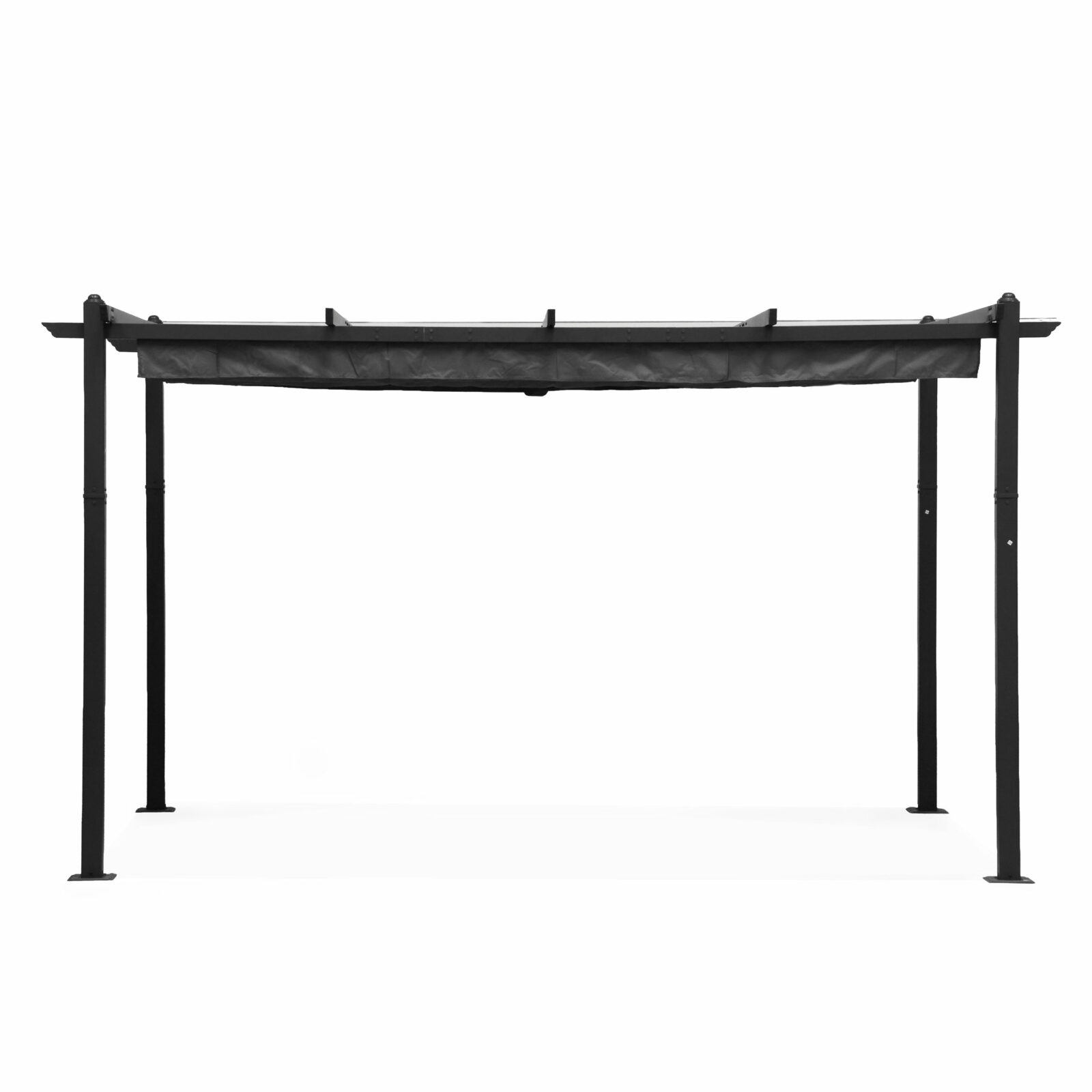 Pergola ogrodowa tarasowa 3x4 m stalowa altana zadaszenie szara MultiGarden - obrazek 5