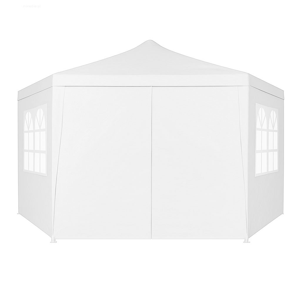 Namiot pawilon ogrodowy handlowy 2x2x2 m z oknami biały MultiGarden - obrazek 3