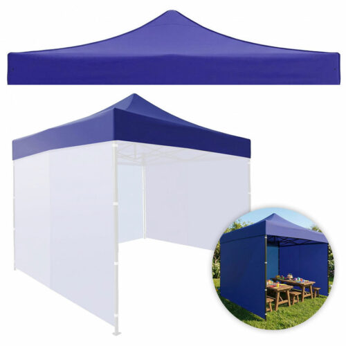 Dach poszycie 3x3 m do namiotu pawilonu ogrodowego 420D PVC niebieski MultiGarden