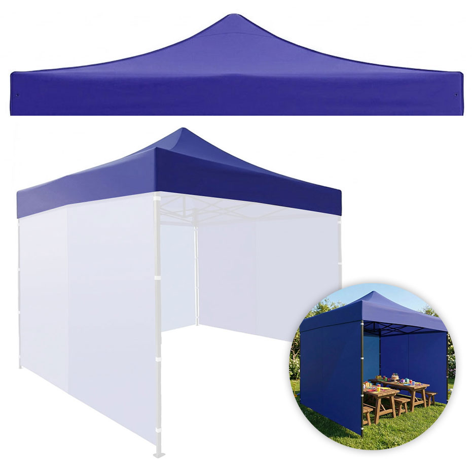 Dach poszycie 3x3 m do namiotu pawilonu ogrodowego 420D PVC niebieski MultiGarden