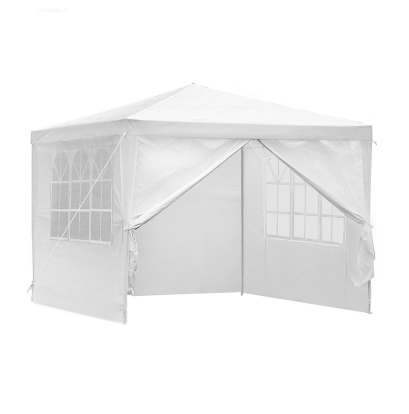 Namiot pawilon ogrodowy handlowy 3x3 m 4 ścianki biały MultiGarden - obrazek 2