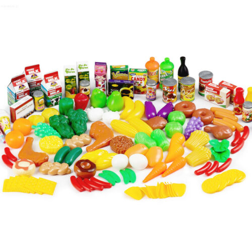 Plastikowe warzywa owoce do kuchni 120 szt