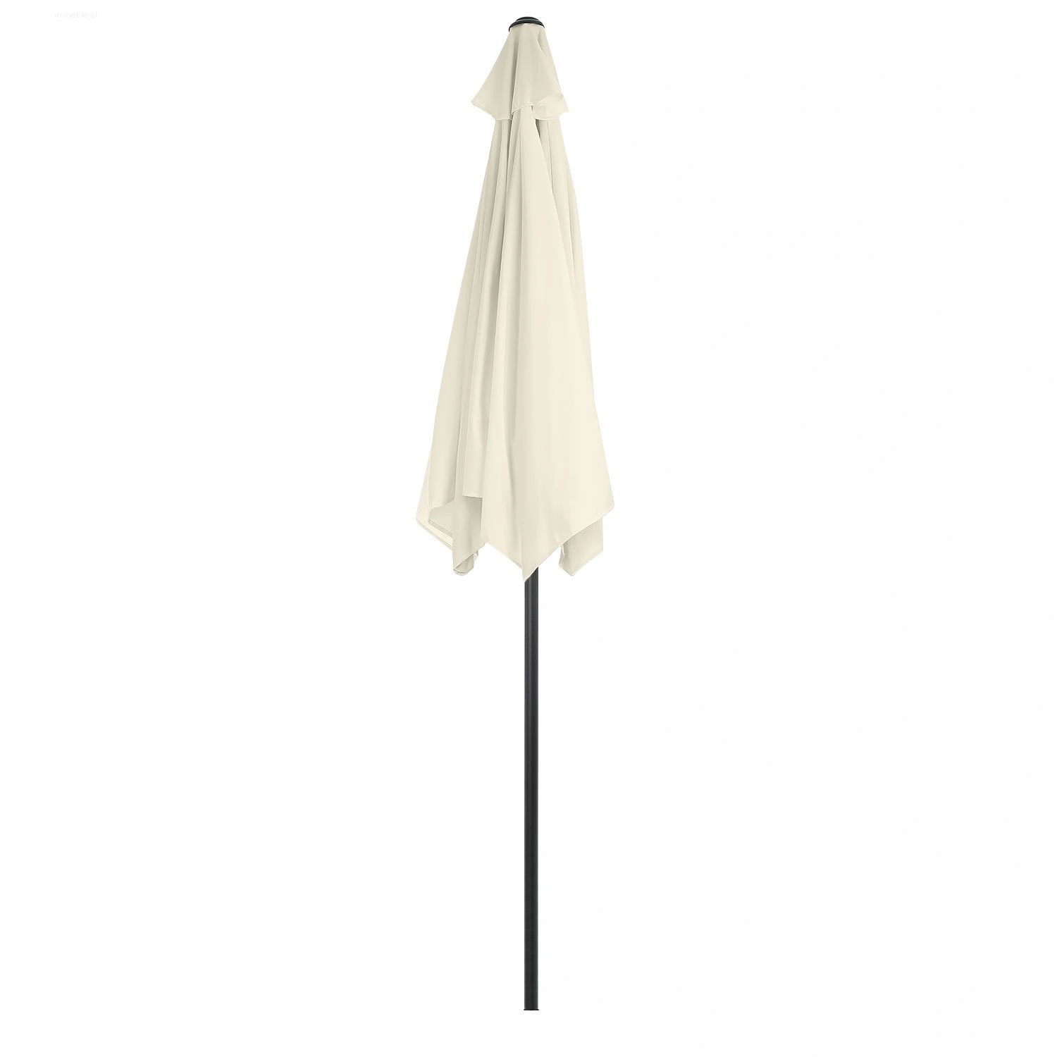 Składany parasol ogrodowy balkonowy regulowany 210 cm beżowy - obrazek 7
