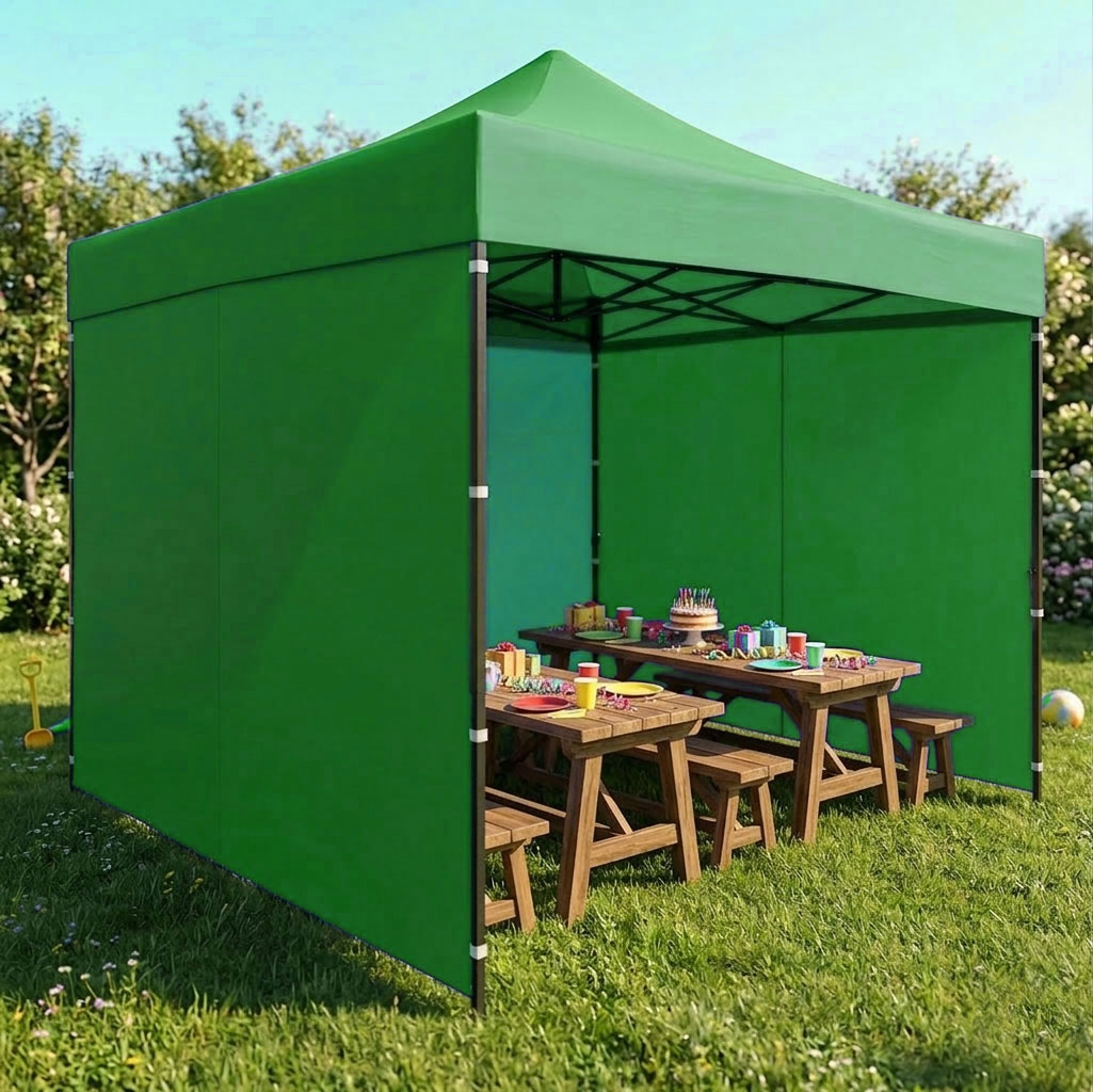 Dach poszycie 3x3 m do namiotu pawilonu ogrodowego 420D PVC zielony MultiGarden - obrazek 7