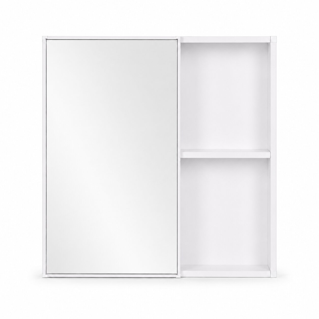 Szafka łazienkowa wisząca z umywalką + lustro zestaw mebli ModernHome - obrazek 7