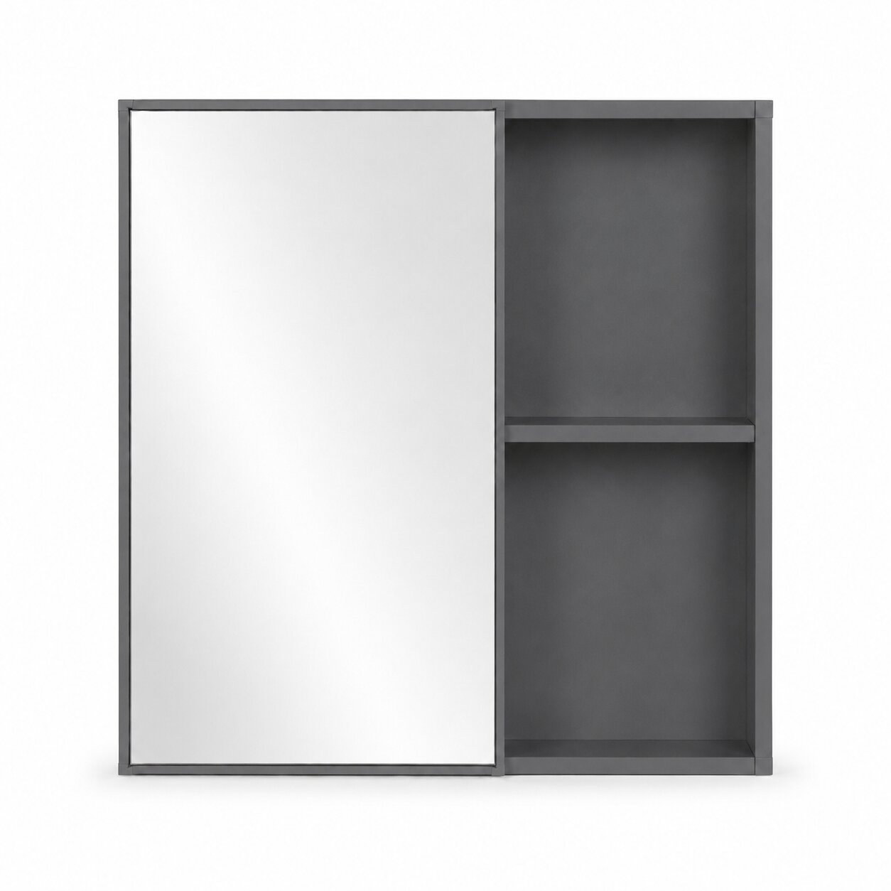 Szafka łazienkowa wisząca z umywalką + lustro zestaw mebli ModernHome - obrazek 7