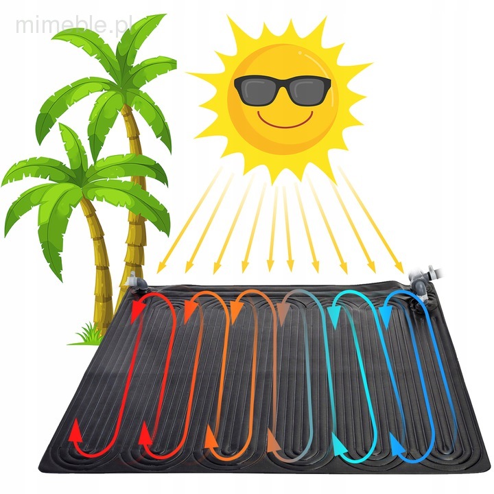 Mata solarna podgrzewająca wodę do basenu Intex 28685 - obrazek 4