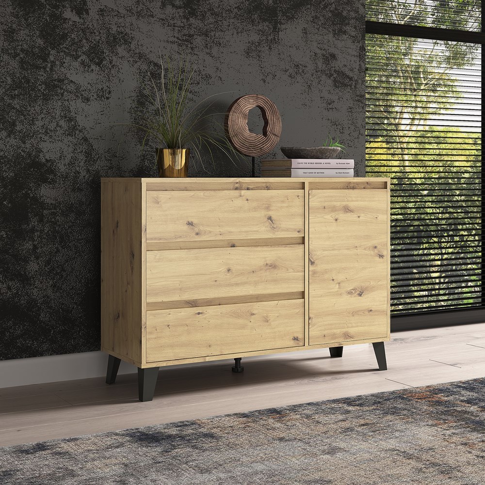 Komoda Scandi 1D 3S - obrazek 6