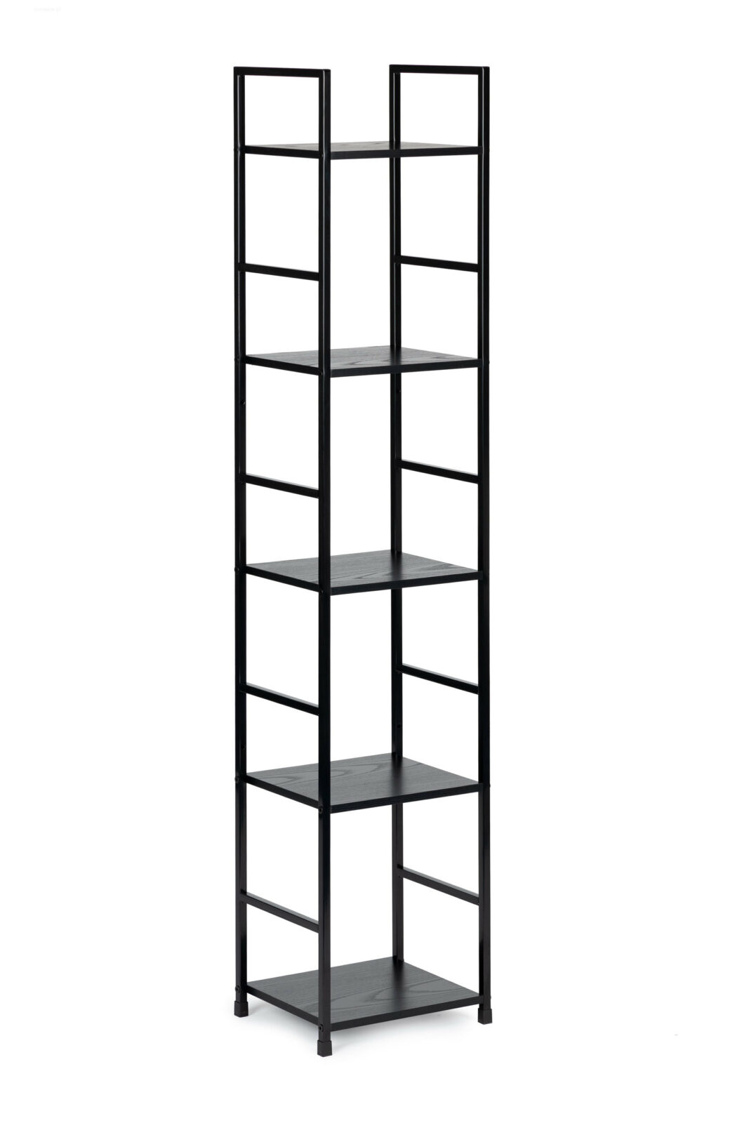 Regał drewniany nowoczesny metalowa rama LOFT 5 półek - obrazek 5