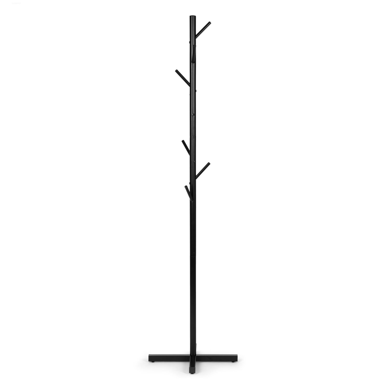 Stojący wieszak na ubrania prosty metalowy 7 haczyków 177 cm - obrazek 3
