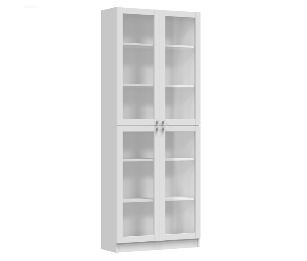 Witryna 80 cm Pafos biały 4S