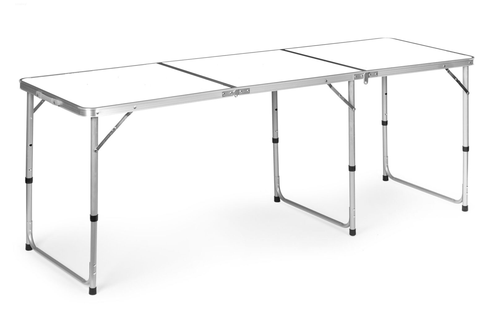 Stolik turystyczny stół składany kemping biały blat 180 x 60 cm - obrazek 3