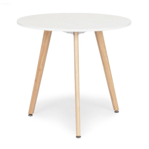 Okrągły stół w stylu skandynawskim 80 cm