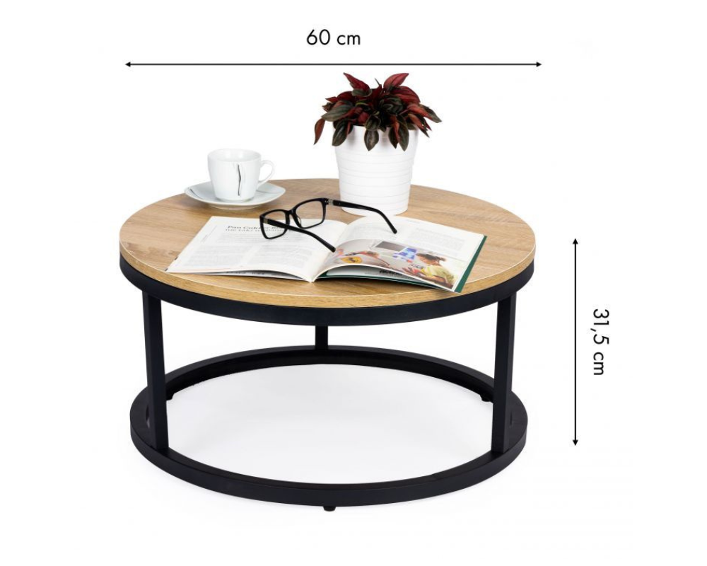 Stolik kawowy Loft MHO60 - obrazek 8