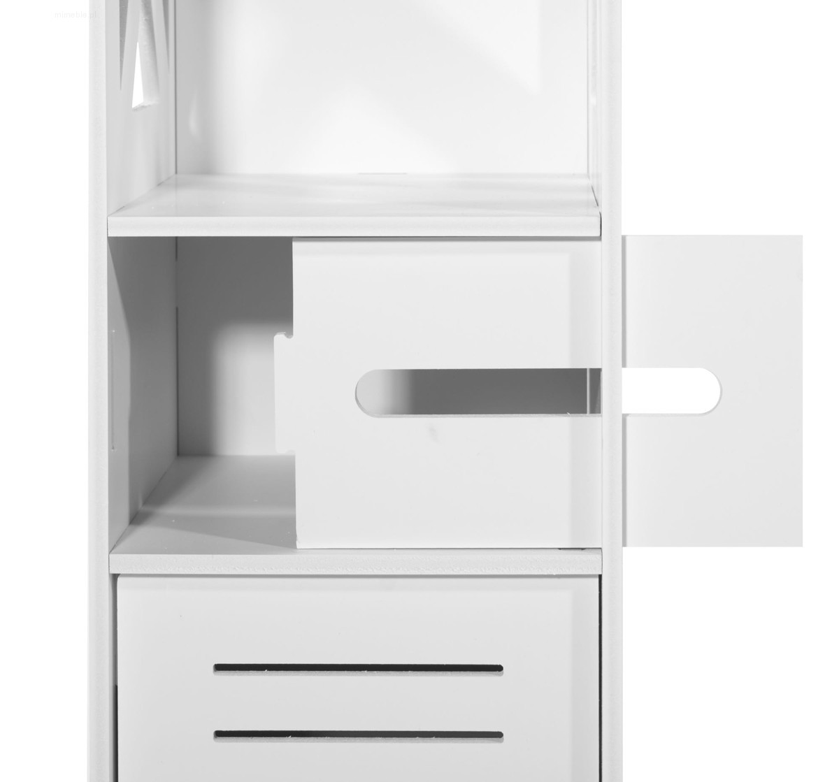 Szafka łazienkowa słupek 80cm biała - obrazek 2