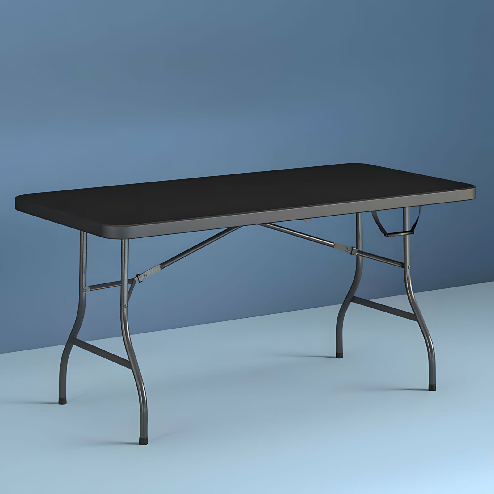 Stół cateringowy 180 cm składany w walizkę czarny ModernHome - obrazek 8