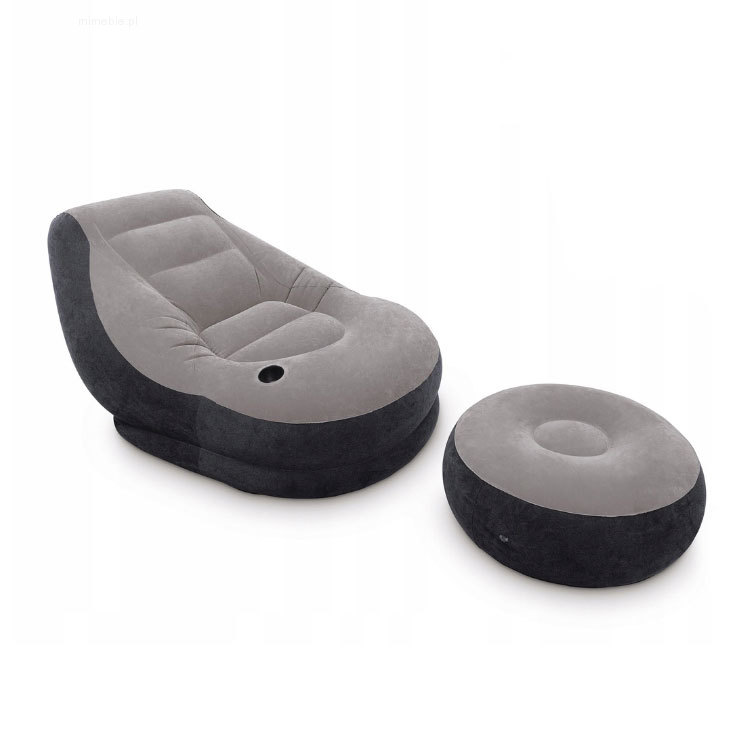 Dmuchana sofa z podnóżkiem - obrazek 4