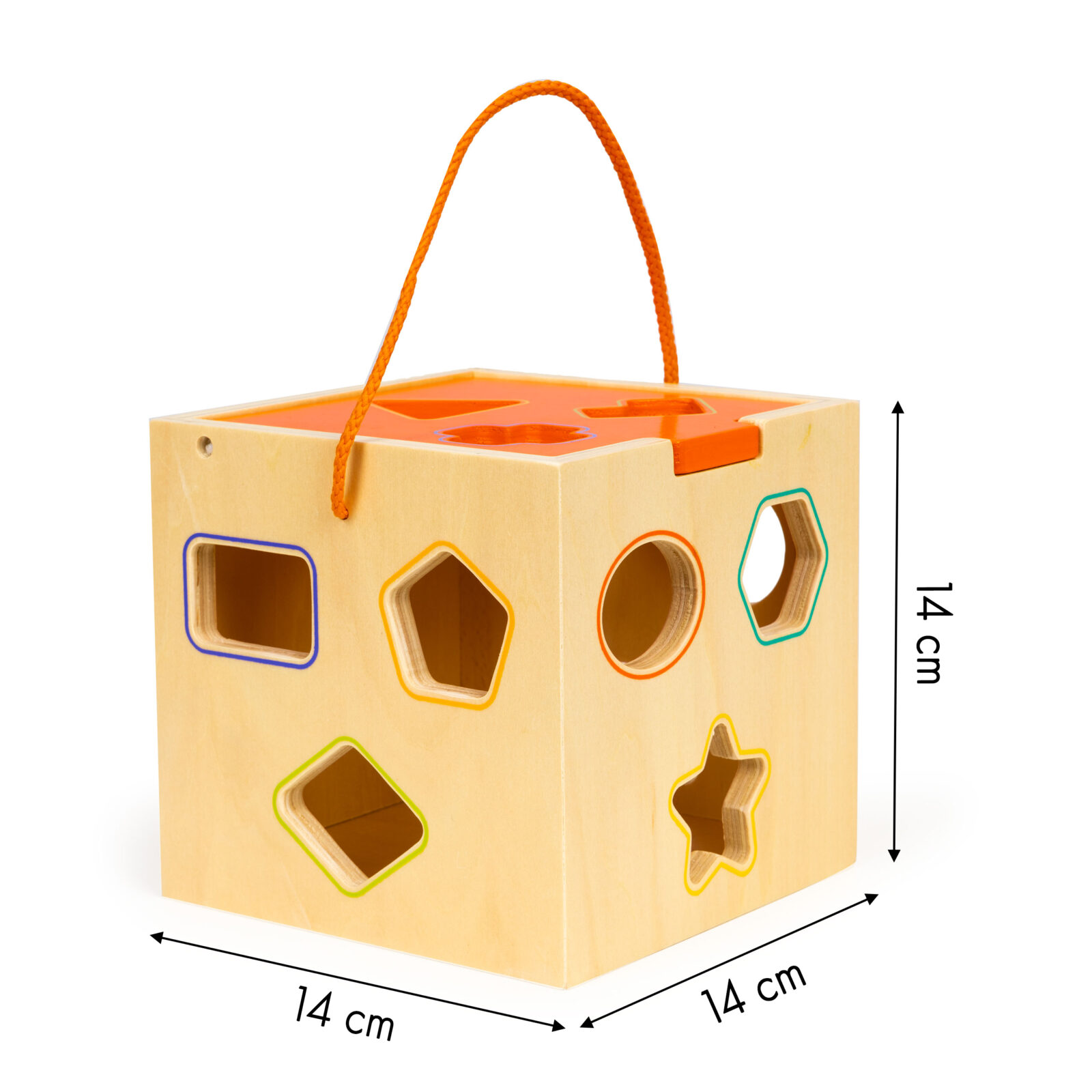 Drewniana Kostka Edukacyjna Sorter - obrazek 6
