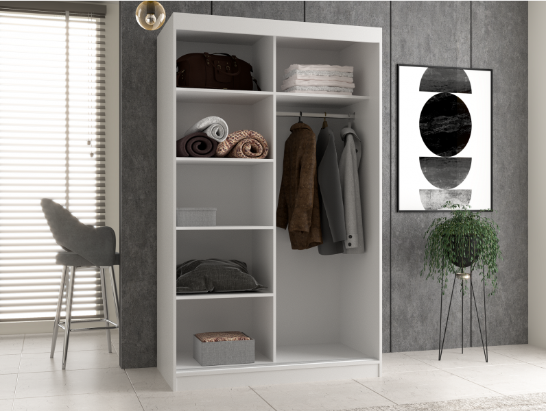 Szafa przesuwna Iga z lustrem 120 cm - obrazek 5