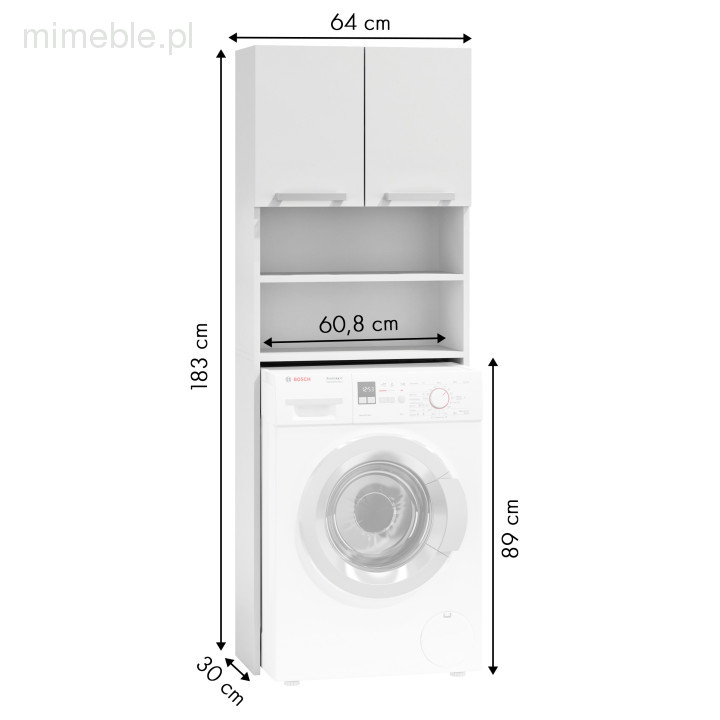 Szafka łazienkowa nad pralkę ModernHome - obrazek 4