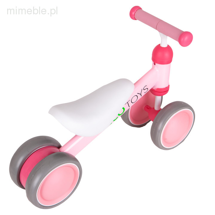 Rowerek biegowy mini rower Practise Pink Ecotoys - obrazek 6
