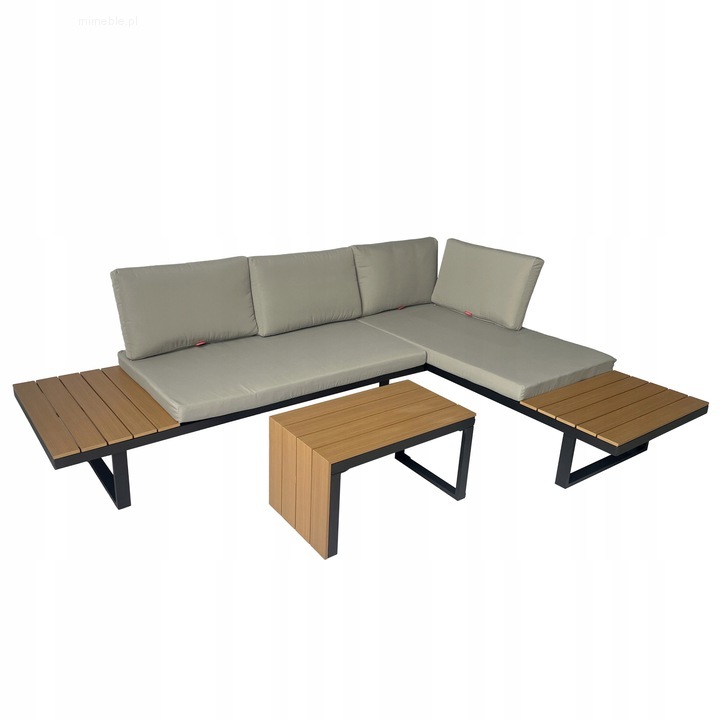 Zestaw mebli ogrodowych Nuforma narożnik sofa stolik - obrazek 2