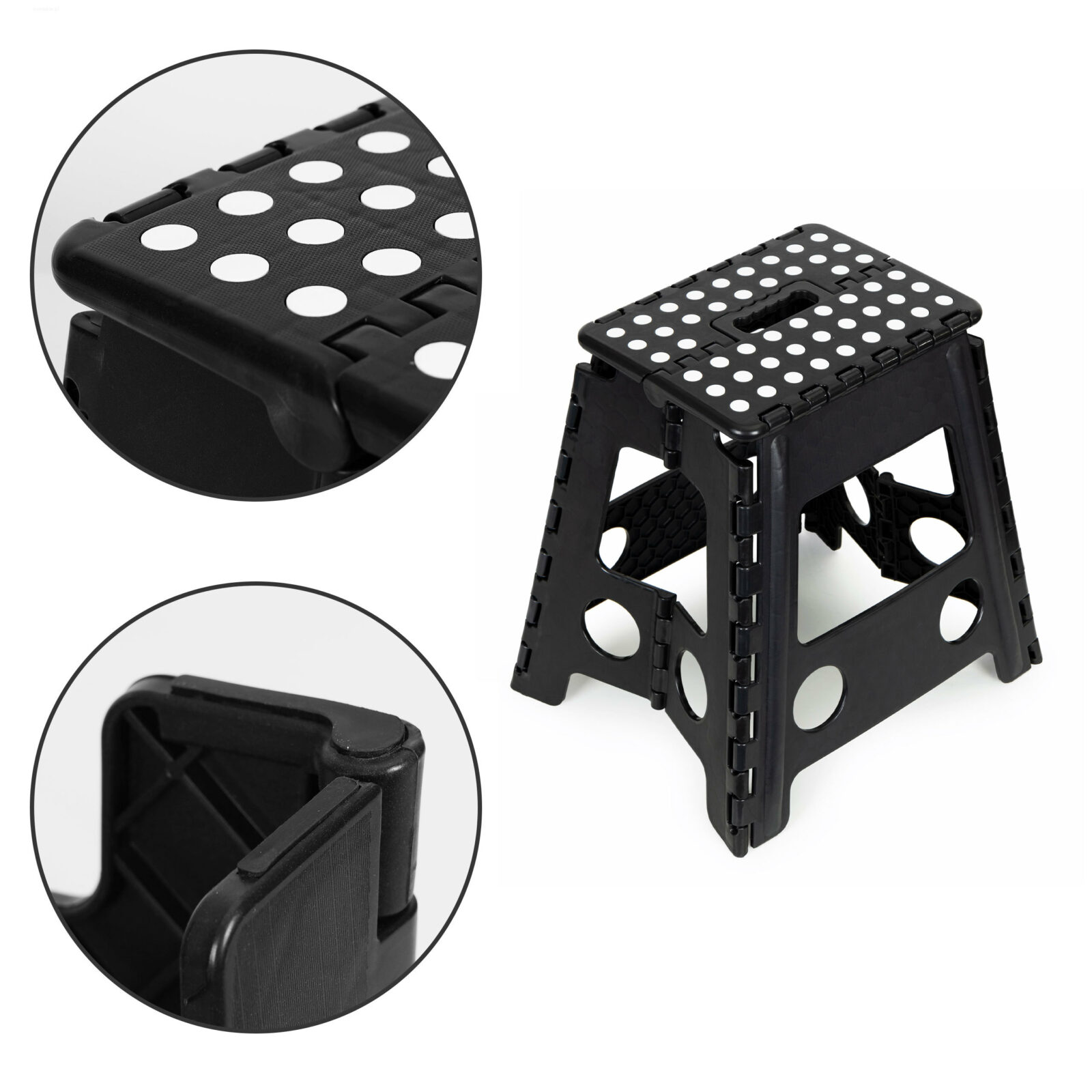 Stołek składany / taboret1 stopniowy - 39 cm - obrazek 7