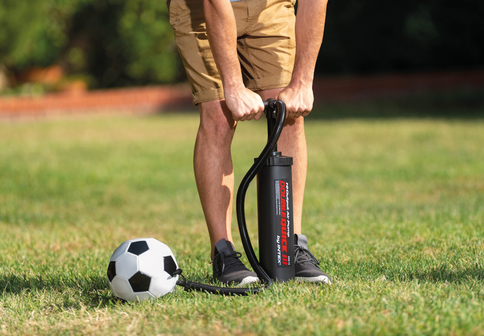 Pompka ręczna tłokowa dwukierunkowa Double Quick III Intex 68615 - obrazek 6