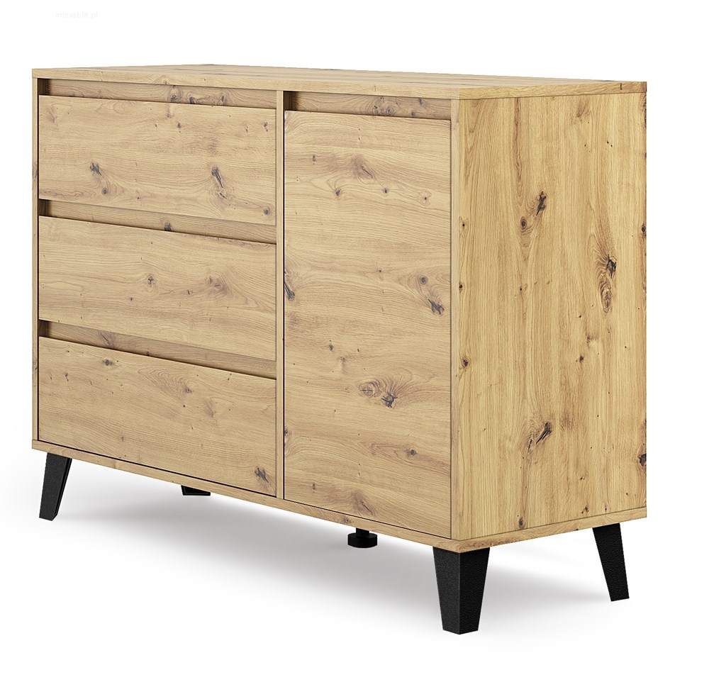 Komoda Scandi 1D 3S - obrazek 7