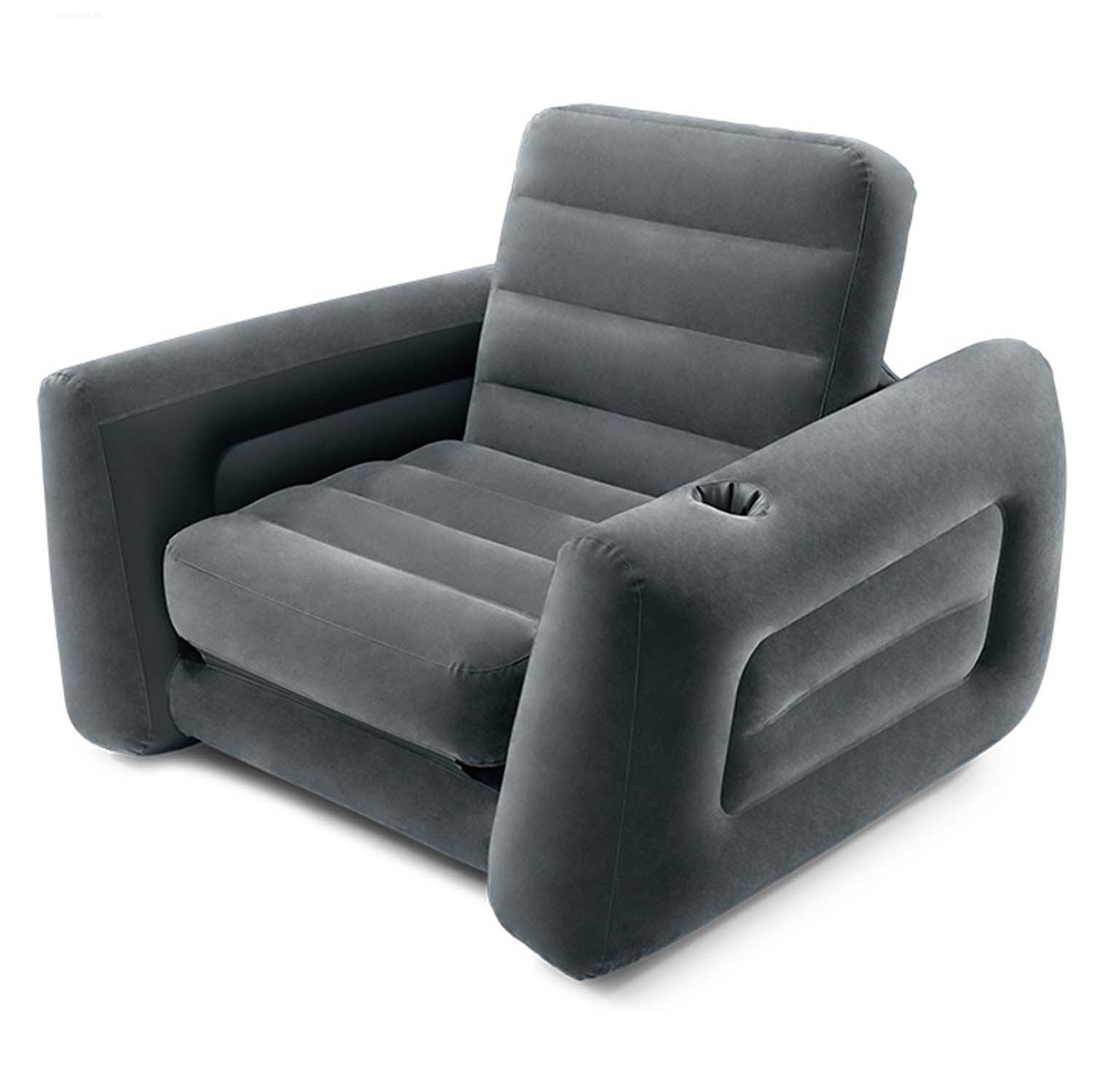 Pompowany fotel materac leżanka łóżko 2w1 INTEX 66551 - obrazek 3