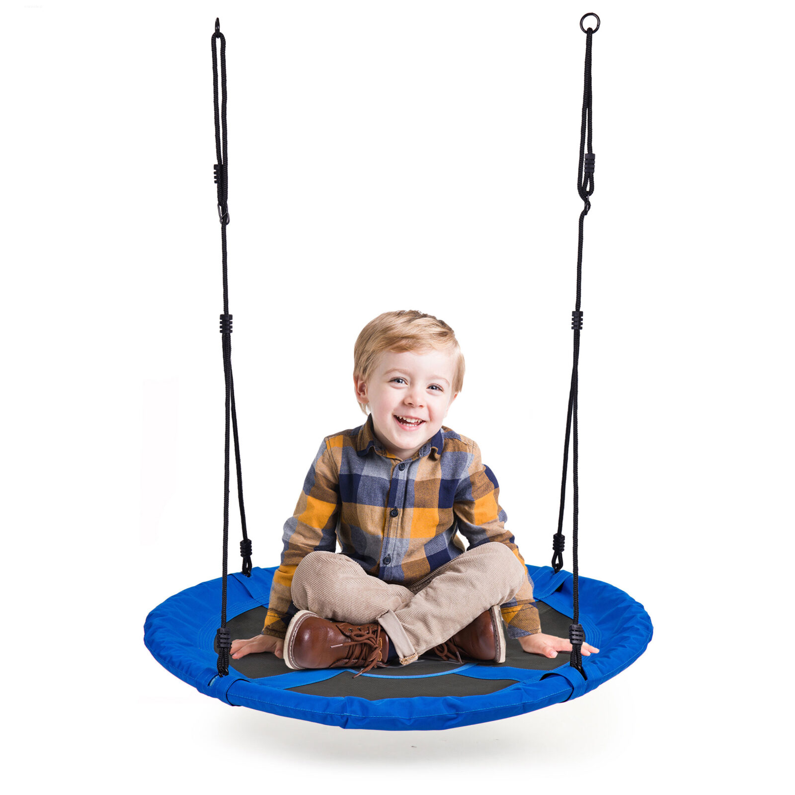Huśtawka ogrodowa bocianie gniazdo 100cm niebieska ECOTOYS - obrazek 6