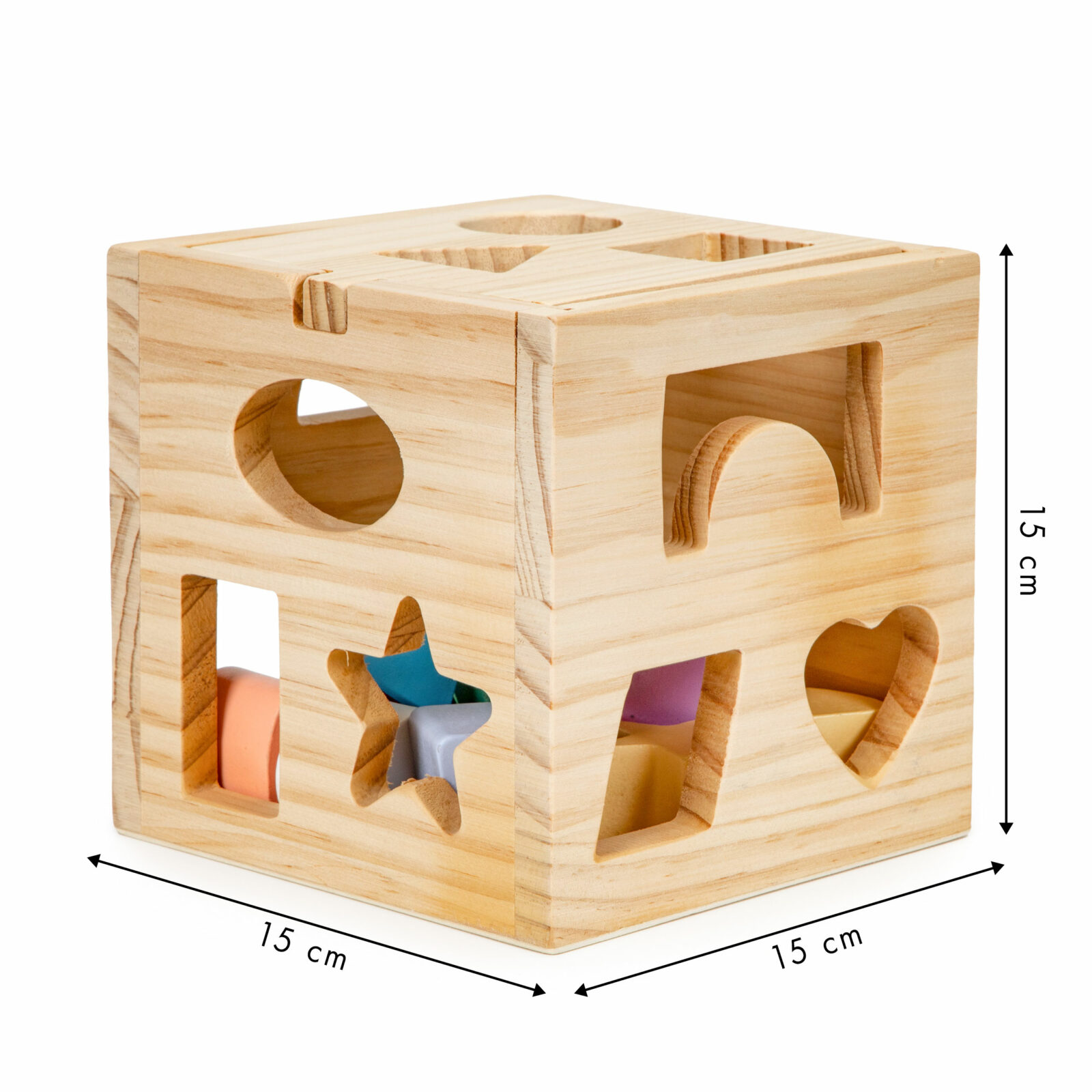 Drewniana Kosta Edukacyjna Sorter - obrazek 5