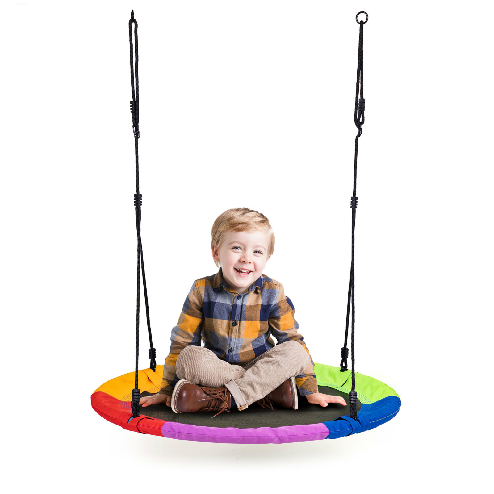 Huśtawka ogrodowa bocianie gniazdo 100cm kolorowa ECOTOYS - obrazek 5