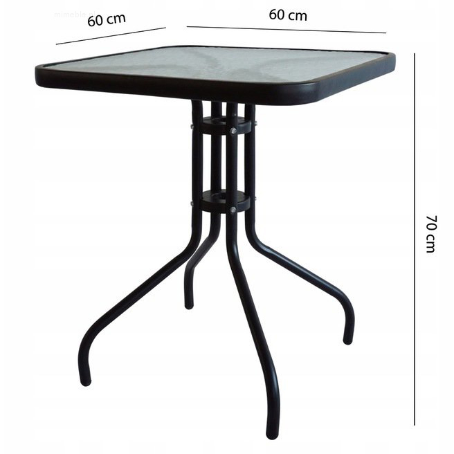 Stół stolik ogrodowy 60cm na ogród taras balkon ModernHome - obrazek 8