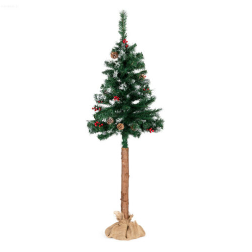 Sztuczna choinka na pniu 160cm