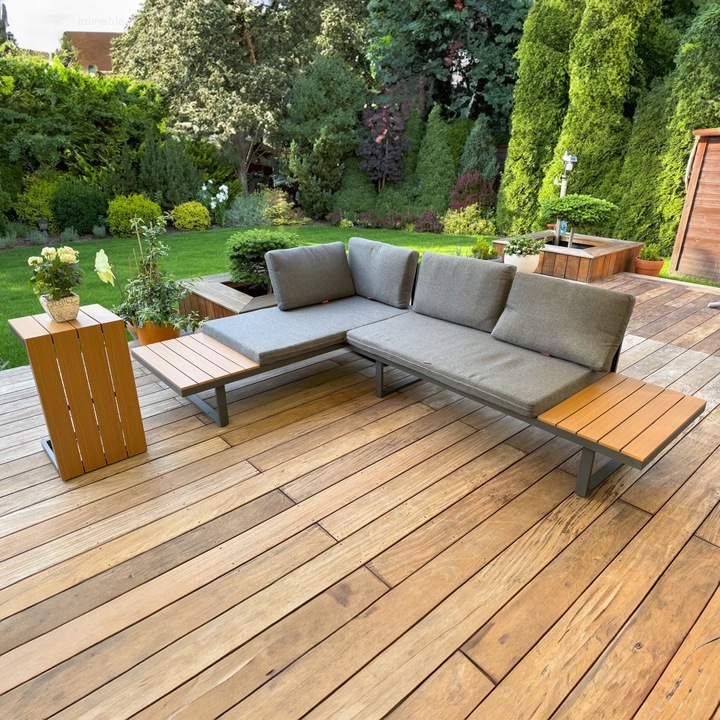 Zestaw mebli ogrodowych Nuforma narożnik sofa stolik - obrazek 6
