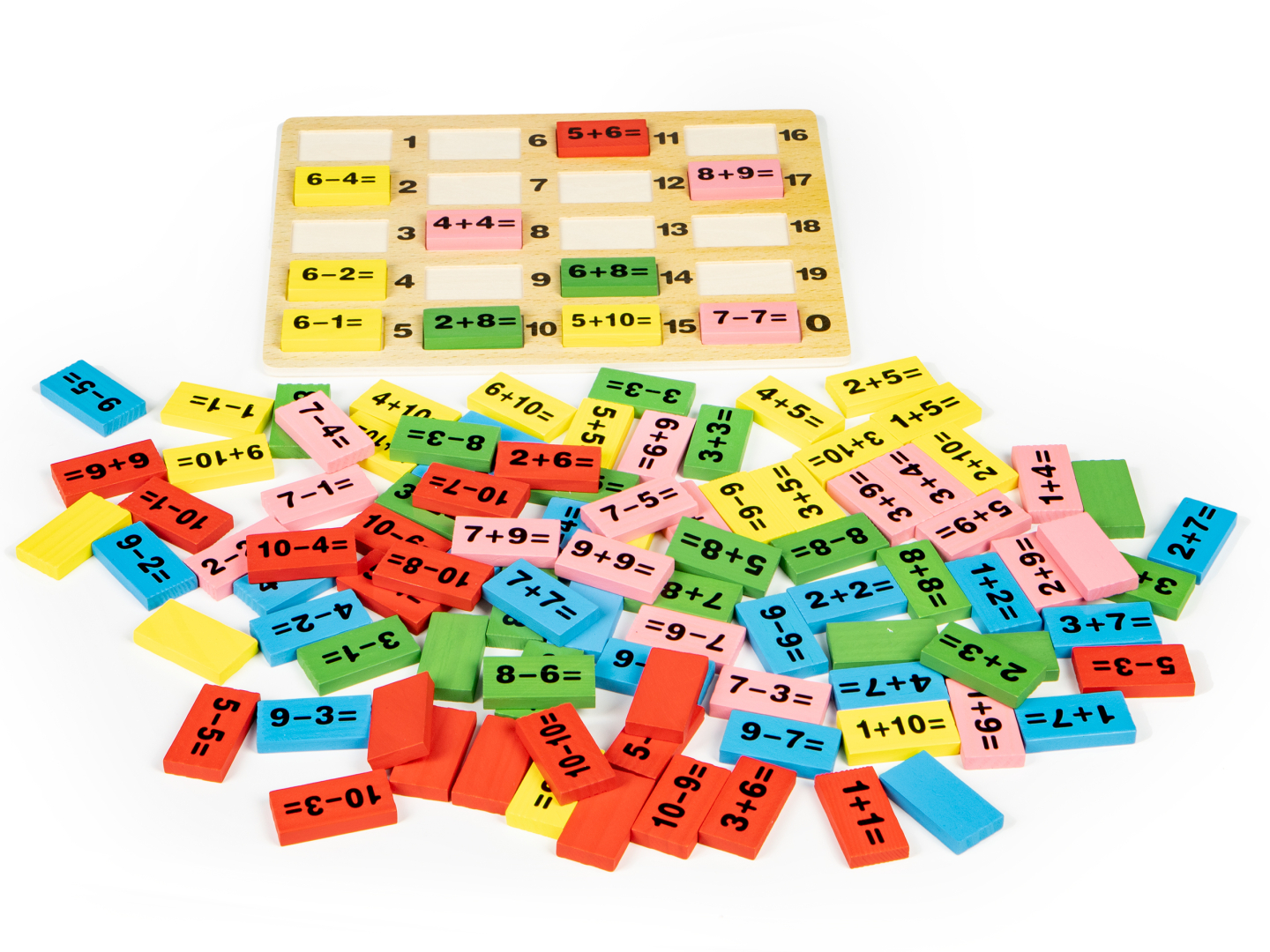 Klocki Matematyczne Domino - obrazek 6