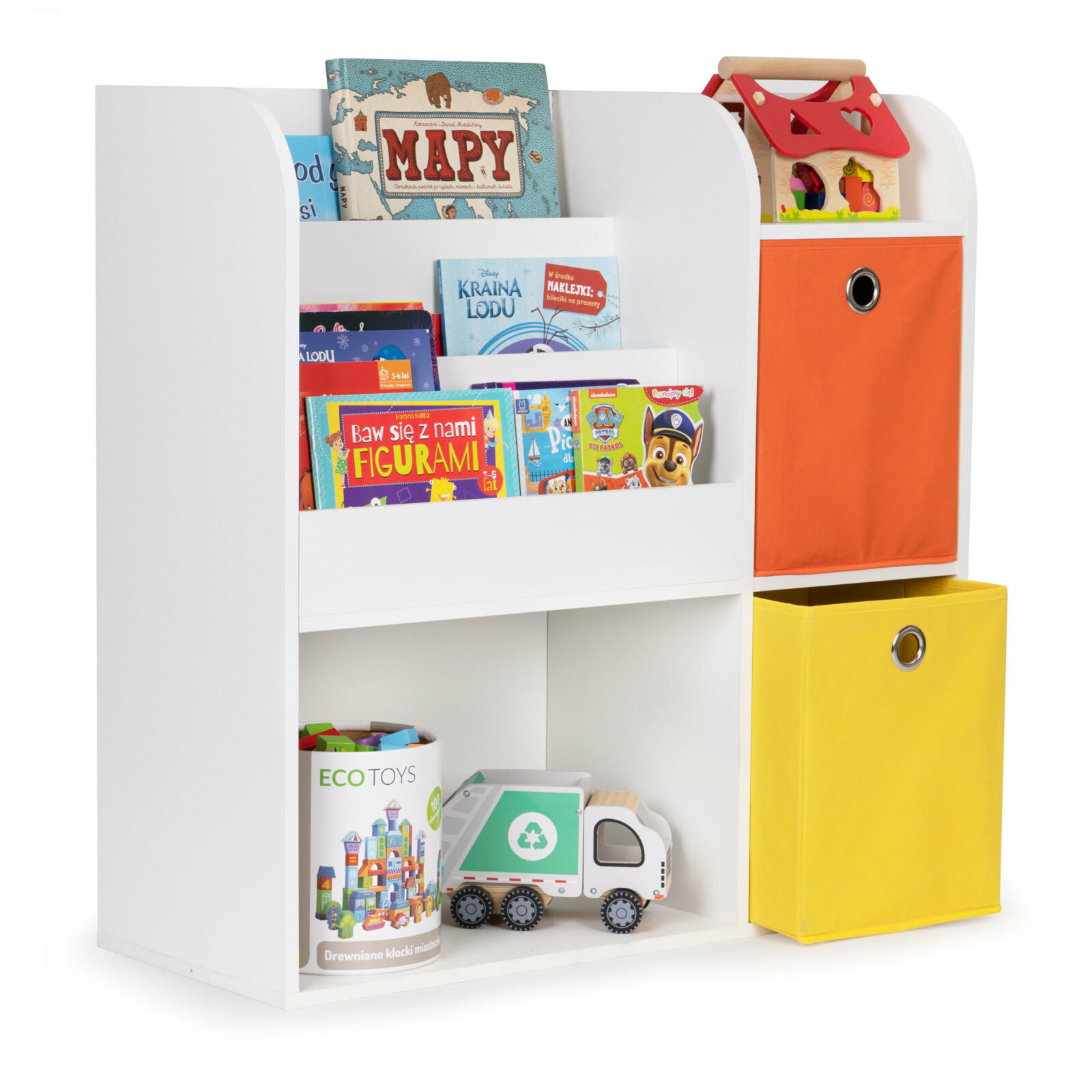 Regał / Biblioteczka dla dzieci + organizer - obrazek 5