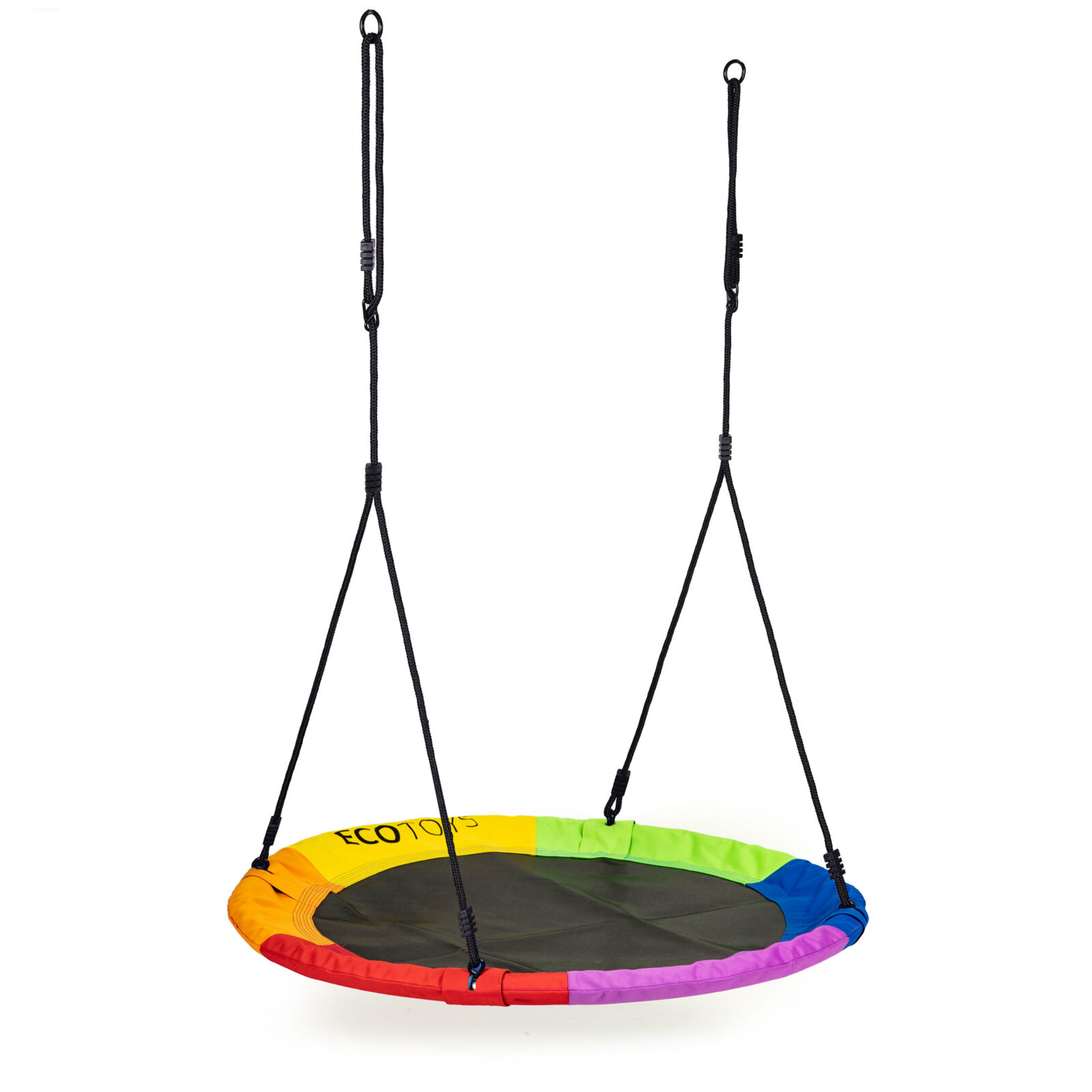 Huśtawka ogrodowa bocianie gniazdo 100cm kolorowa ECOTOYS - obrazek 3