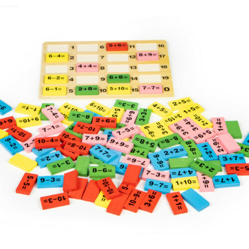 Klocki Matematyczne Domino