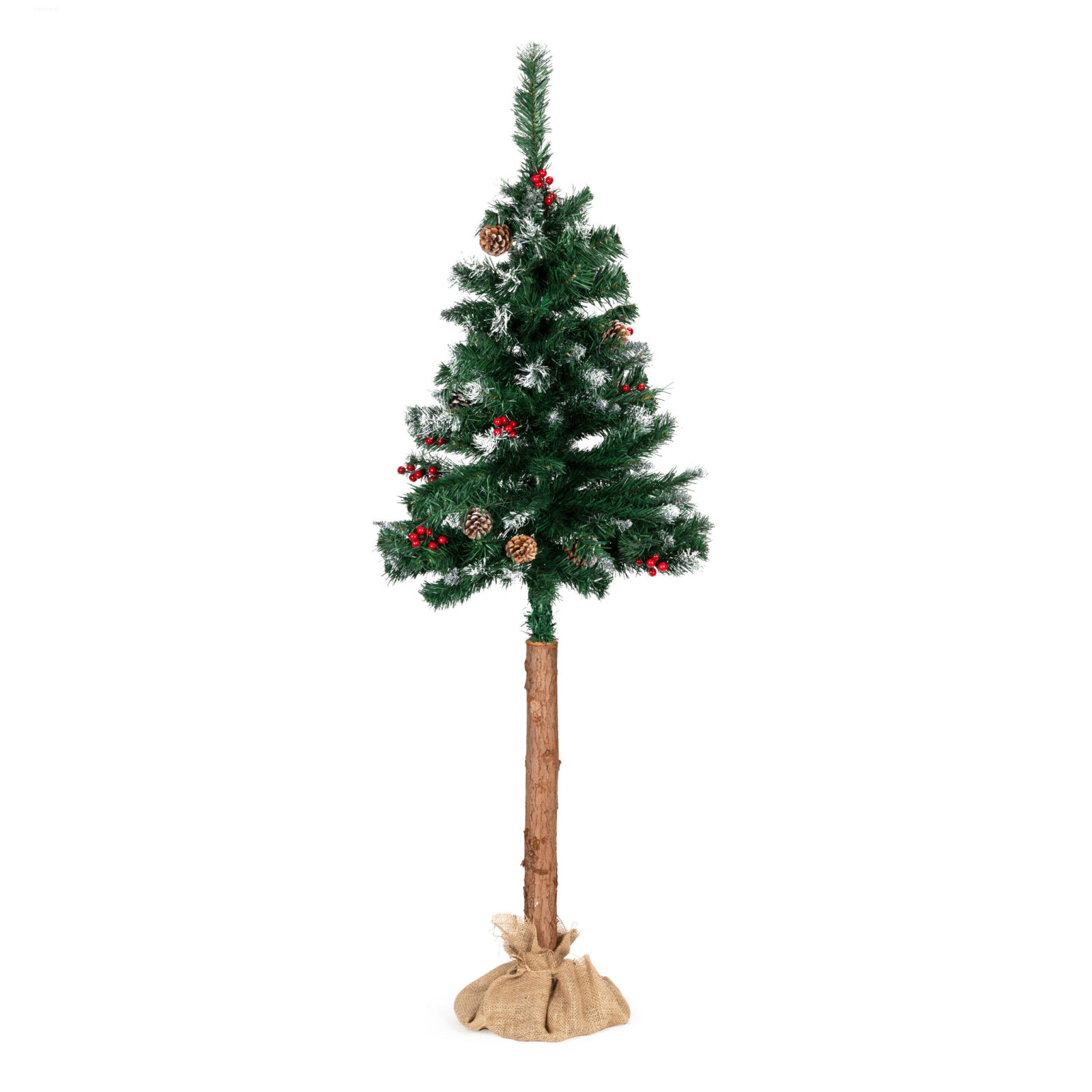 Sztuczna choinka na pniu 160cm - obrazek 3