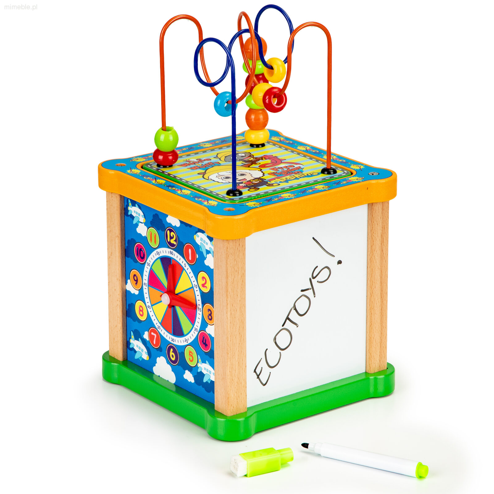 Drewniana Kostka Edukacyjna TicTacToe - obrazek 3