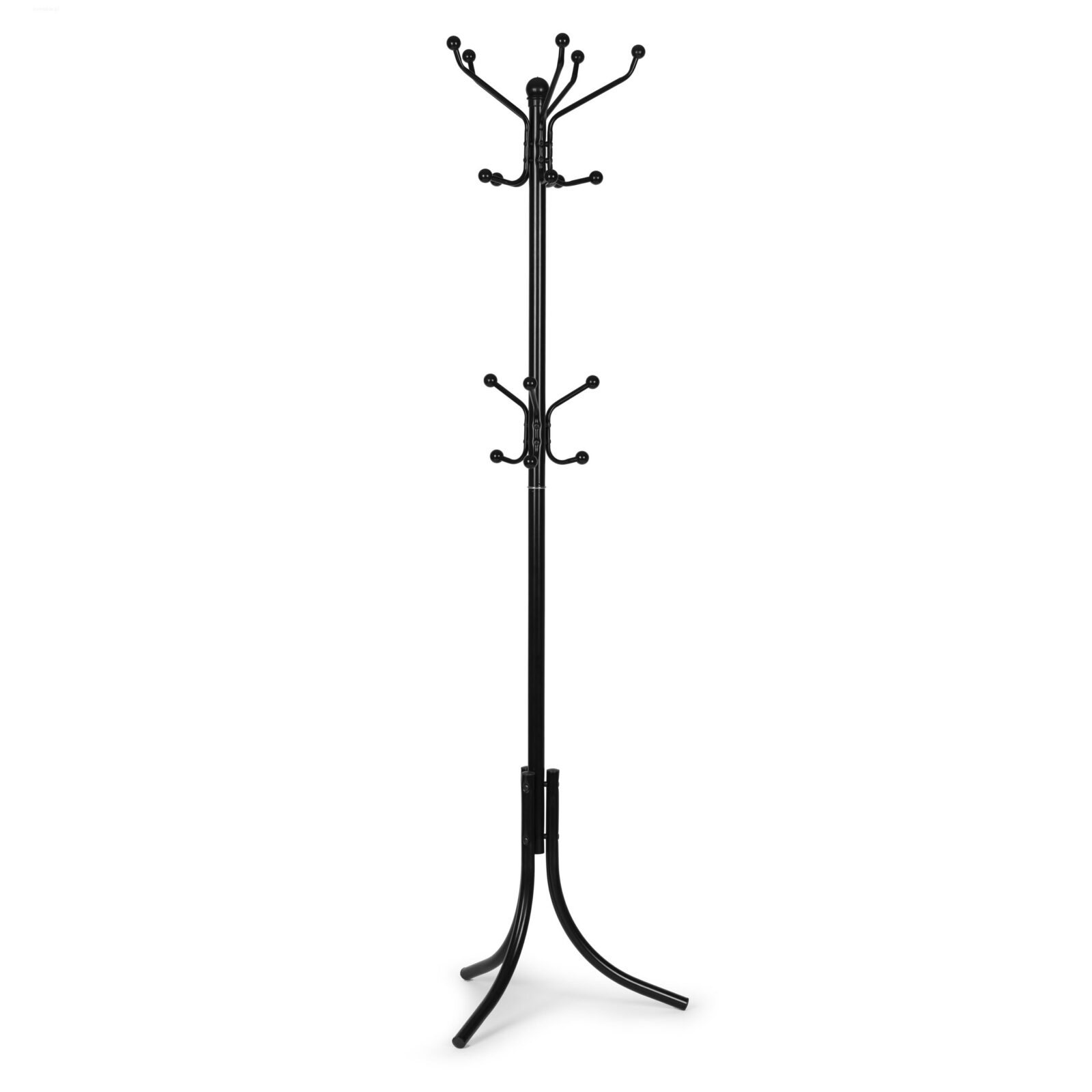 Wieszak na ubrania stojący 16 haczyków metal 184 cm - obrazek 3