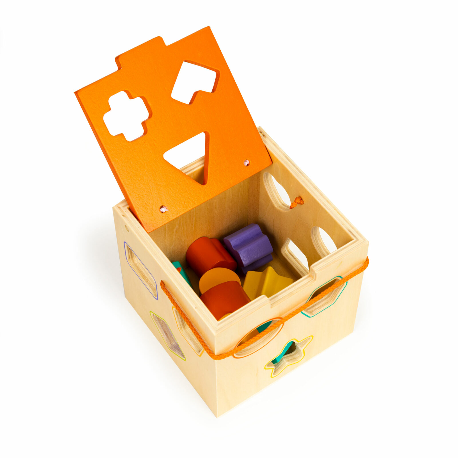 Drewniana Kostka Edukacyjna Sorter - obrazek 4