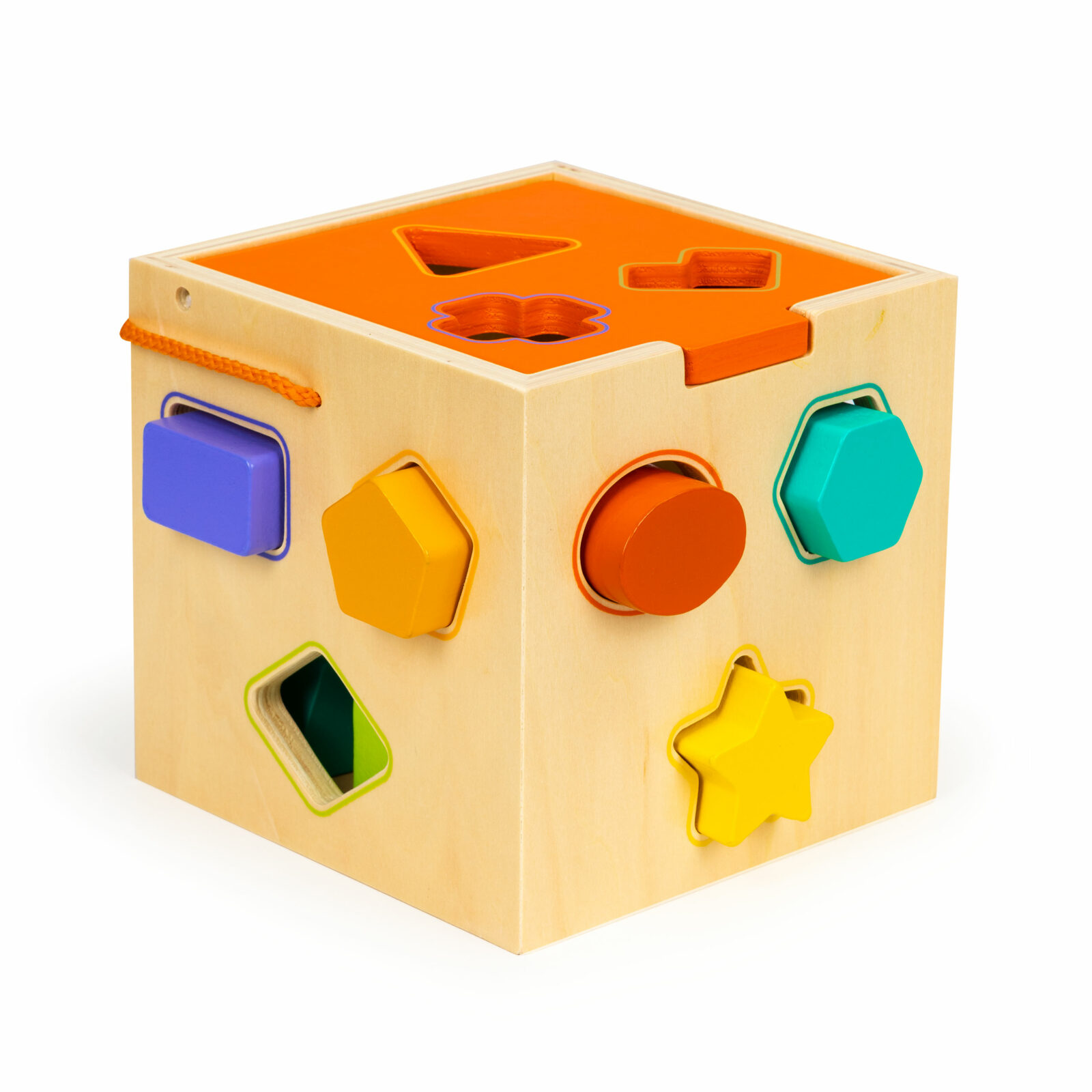 Drewniana Kostka Edukacyjna Sorter - obrazek 3