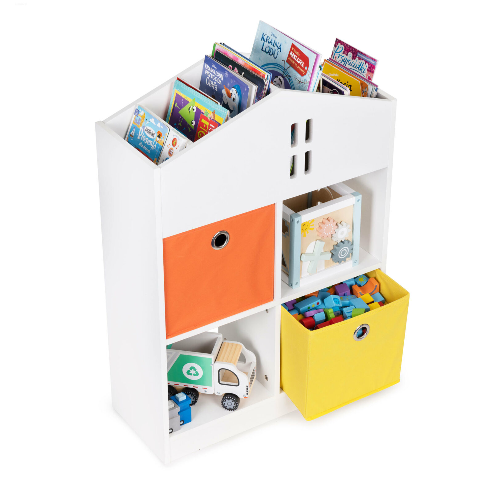 Regał / Biblioteczka dla dzieci w kształcie domku + organizer - obrazek 5