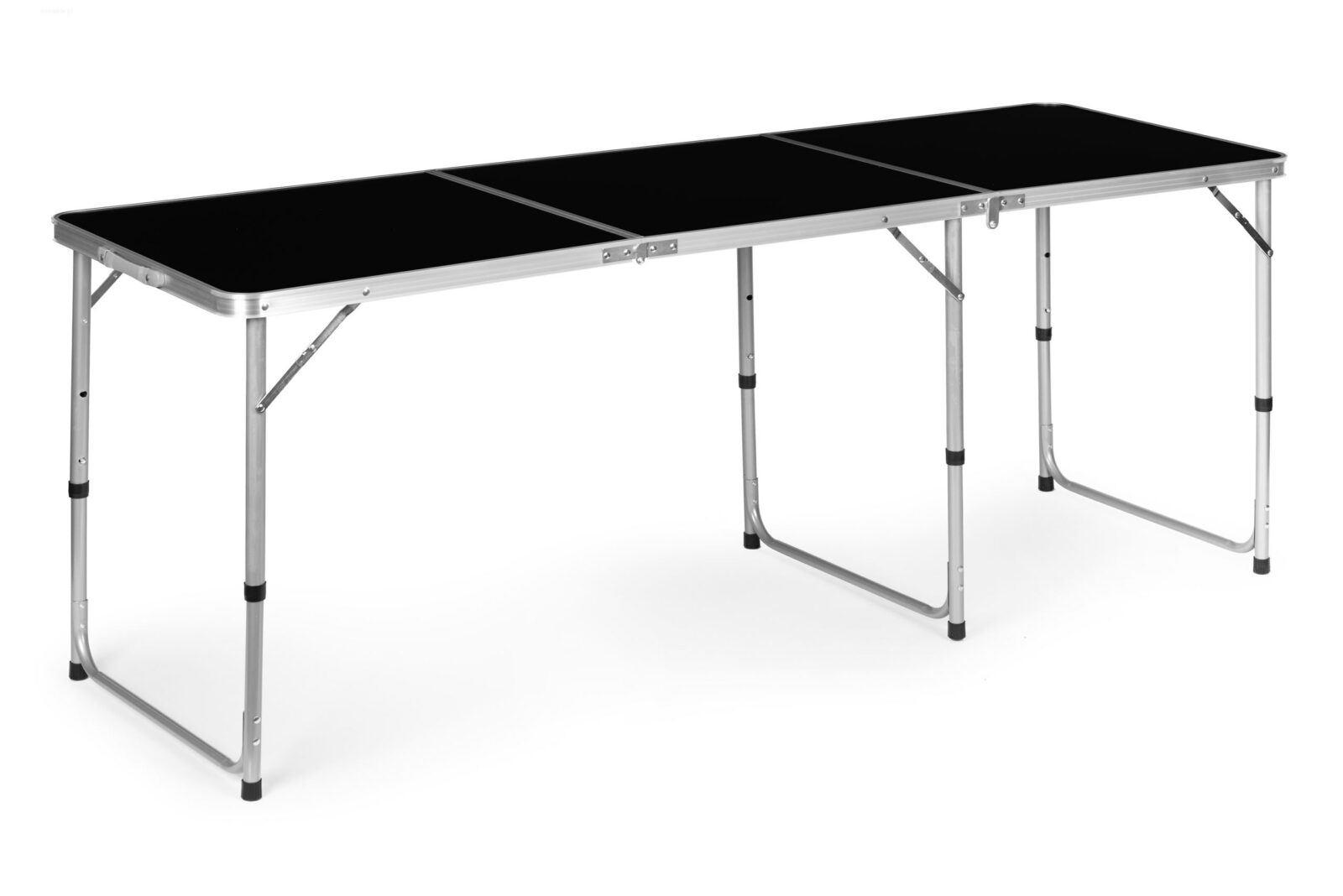 Stolik turystyczny stół składany kemping czarny blat 180 x 60 cm - obrazek 3