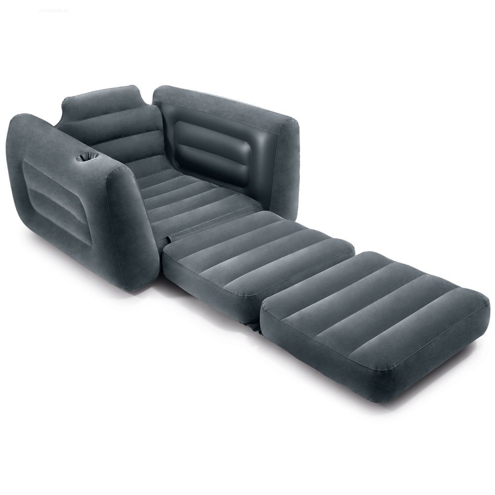 Pompowany fotel materac leżanka łóżko 2w1 INTEX 66551 - obrazek 7