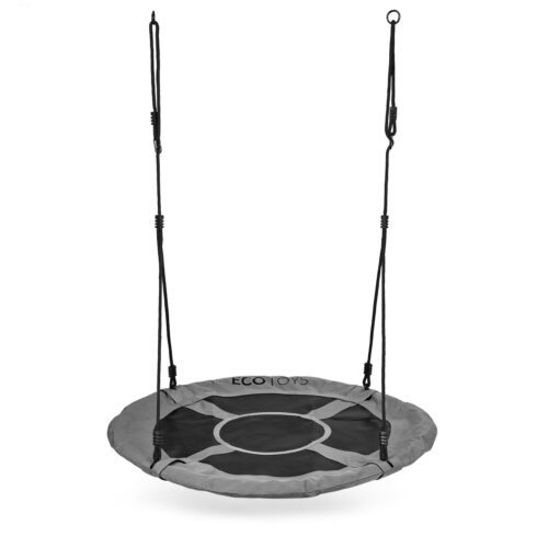 Huśtawka ogrodowa bocianie gniazdo 100cm szara ECOTOYS